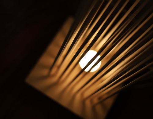 本館1階【くれ竹】木の間接照明