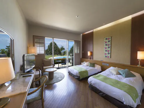 การ์เด้นทวิน <เข้าถึงสระว่ายน้ำโดยตรง>【40㎡】