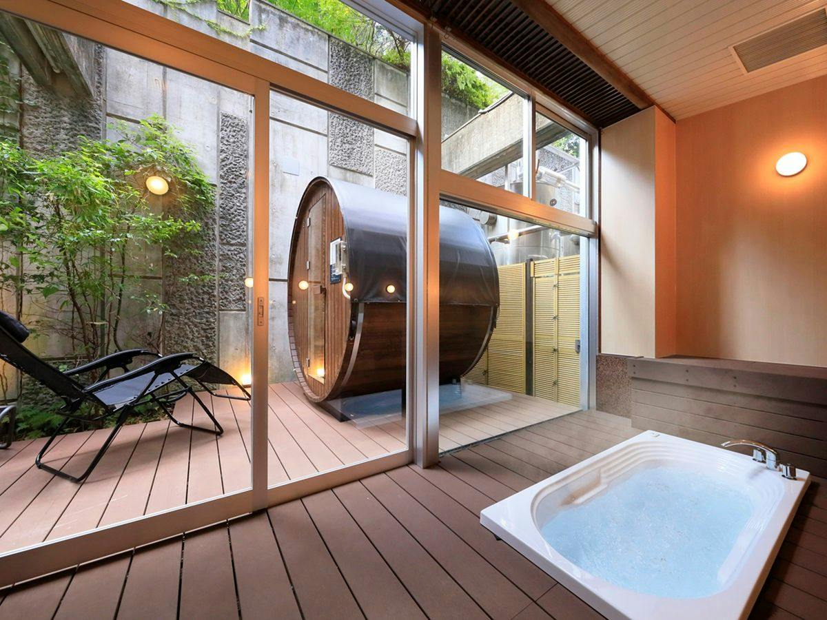 【Mới】Phòng Twin kèm sauna riêng