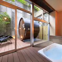 【Mới】Phòng Twin kèm sauna riêng