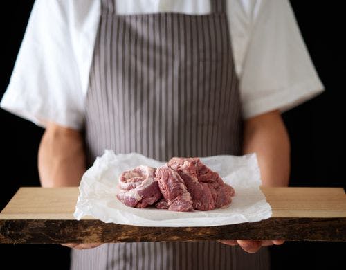 自家製味付き豚サガリをお楽しみ下さい