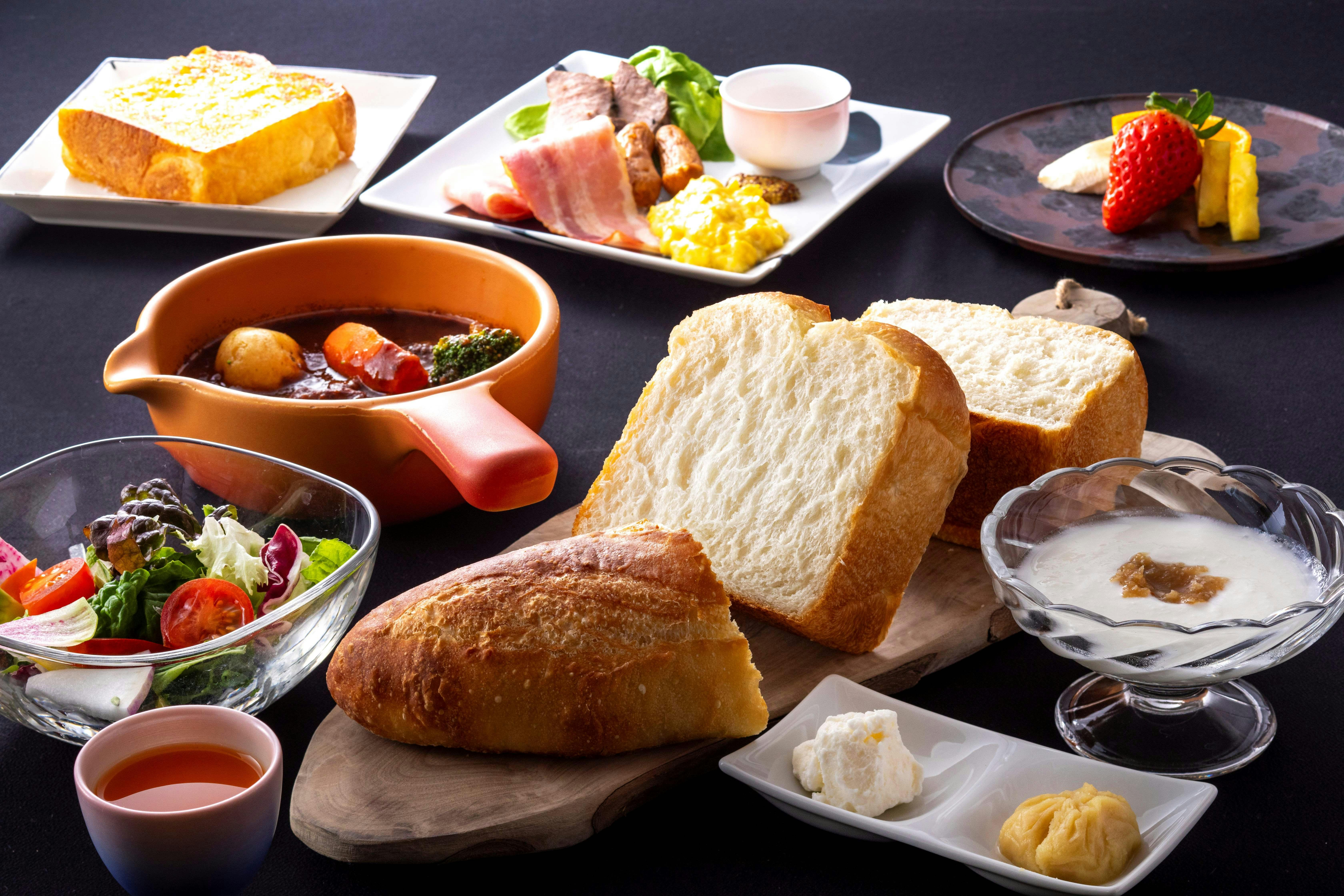 【独立温泉浴池・西式早餐】