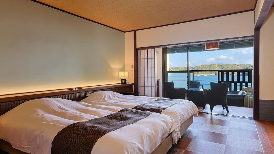 Accommodation with Open-Air Baths in Every Room Overlooking the Sea - Haifu