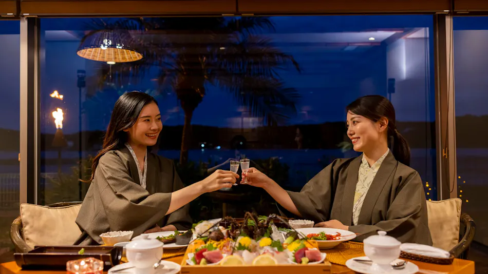Accommodation with Open-Air Baths in Every Room Overlooking the Sea - Haifu