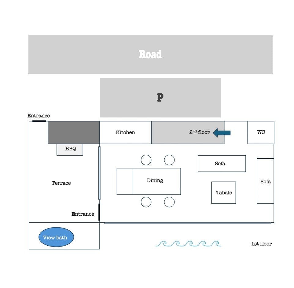 1층 평면도입니다.