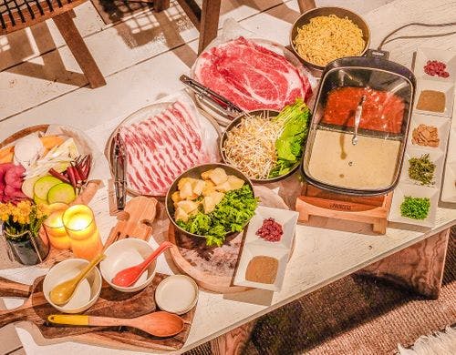 「THE HOUSE FARM」のしゃぶしゃぶ食材