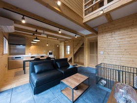 【千葉県九十九里・銚子の貸別荘・コテージ】Beds and Dog run