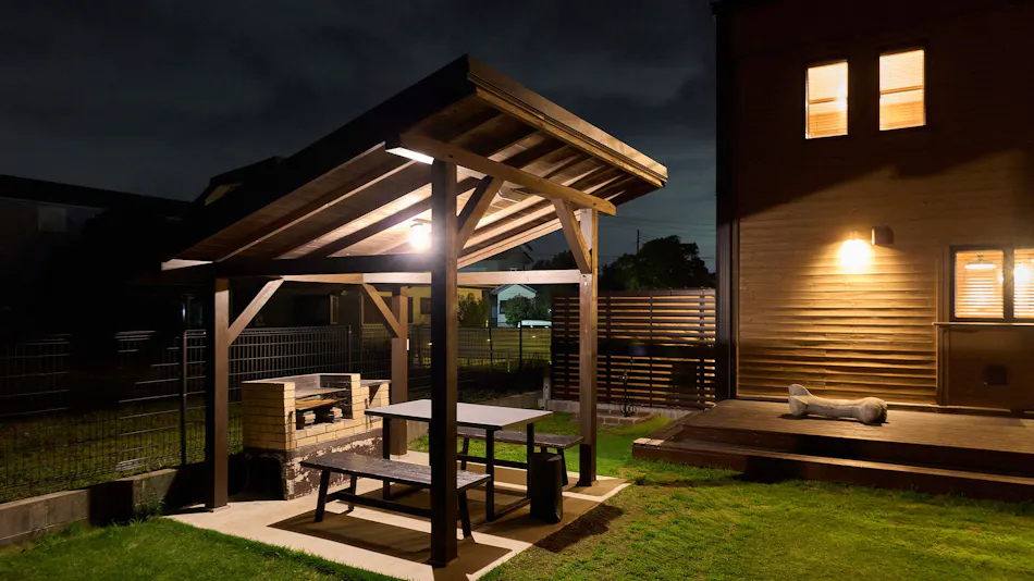 Beds and Dog Run