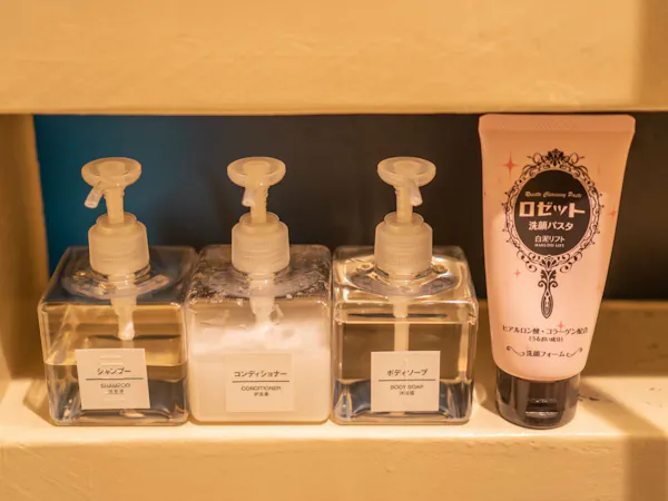 Shampoo、Conditioner、bodysoap