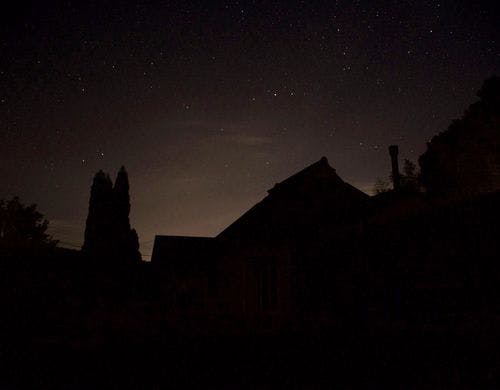 せとうち母家の敷地で見れる星空