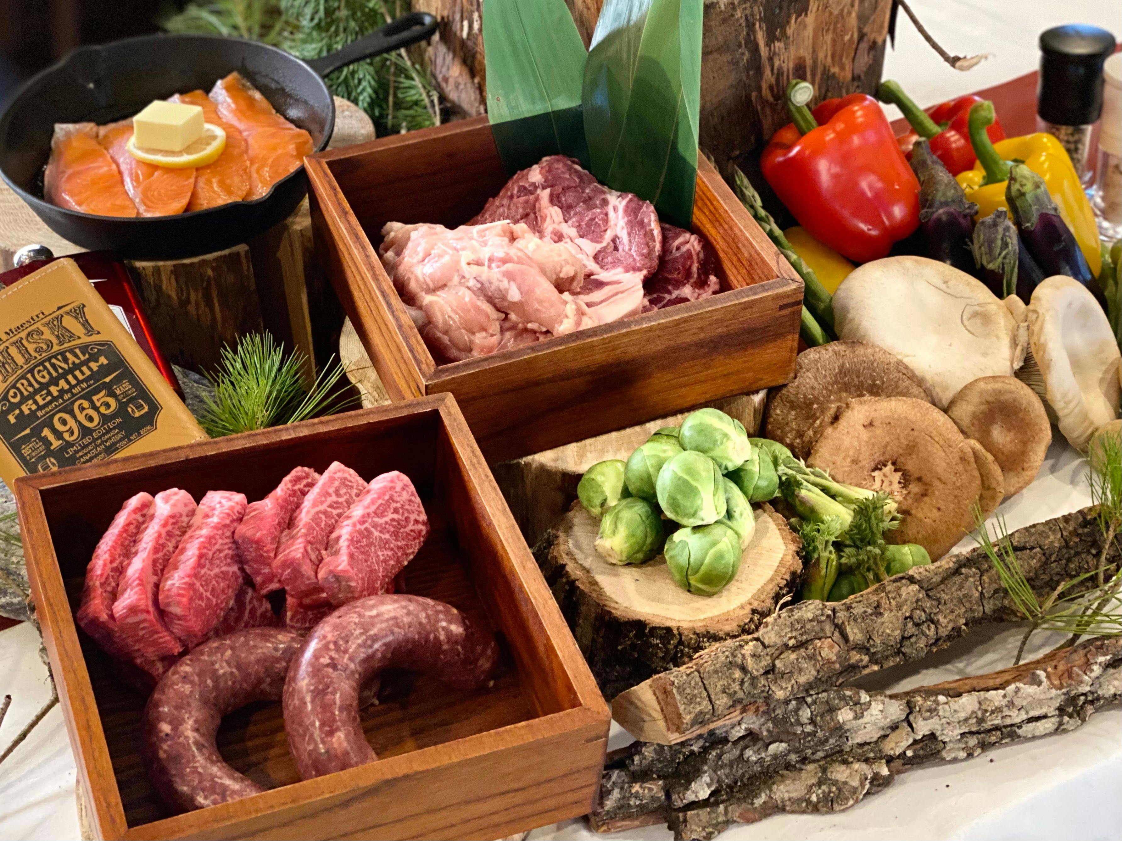 เมนูบาร์บีคิวฤดูใบไม้ผลิ ※ภาพเป็นเพียงตัวอย่าง