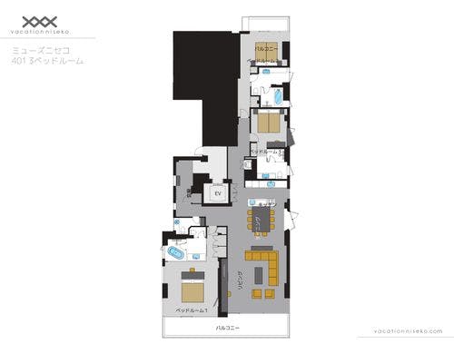 401　3ベッドルーム　スイート