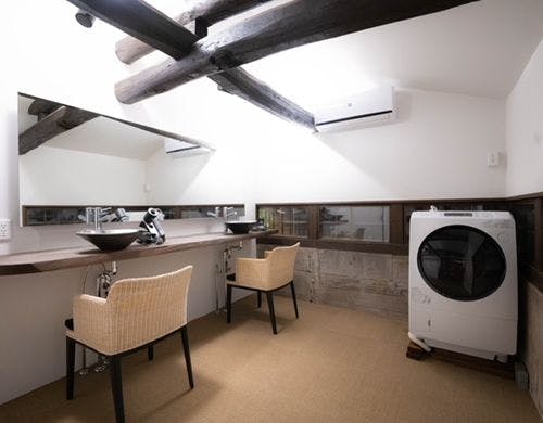 洗濯乾燥機付き更衣室