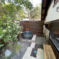 庄屋の里たなか 露天風呂 昼