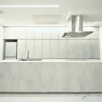 大型の高級キッチン