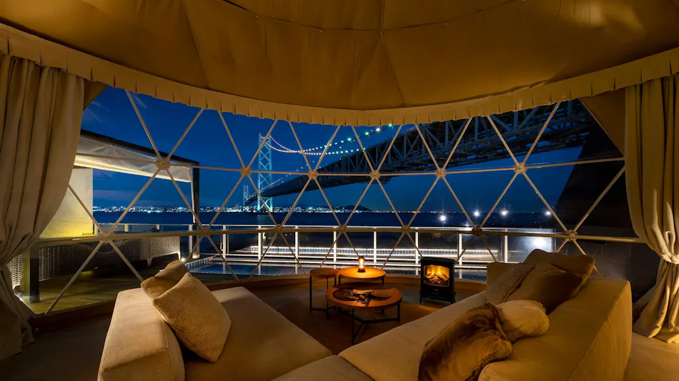 Awaji Island Glamping Beach Villa Sazanami