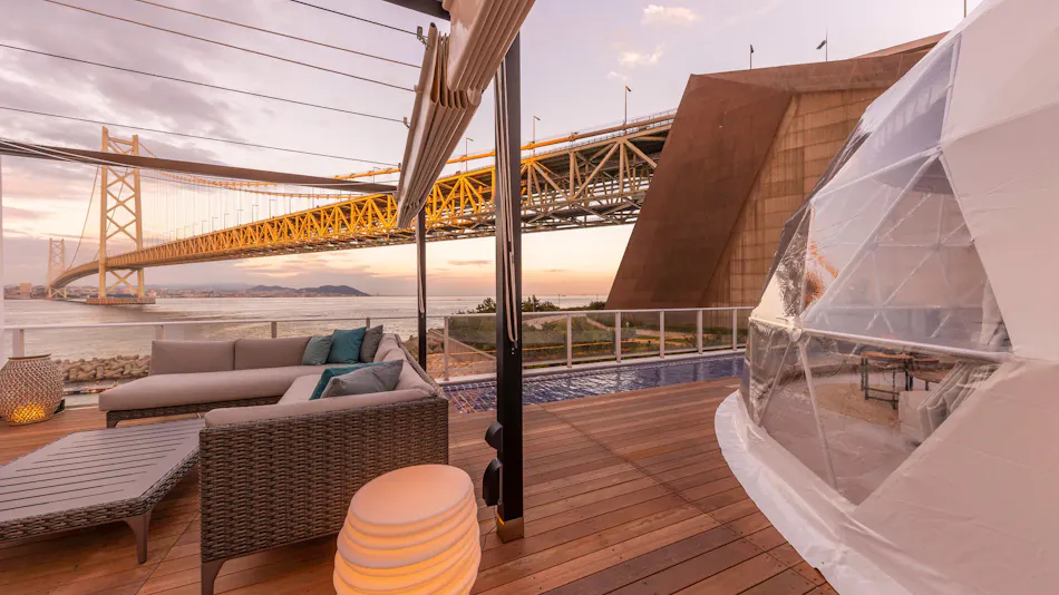 Awaji Island Glamping Beach Villa Sazanami