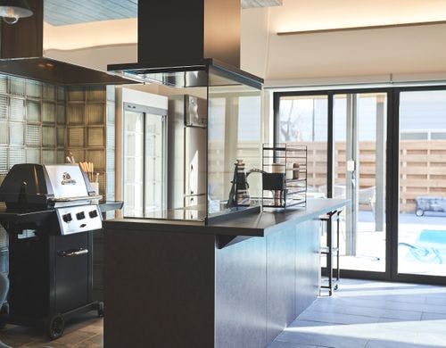 天井高5メートルのリビング