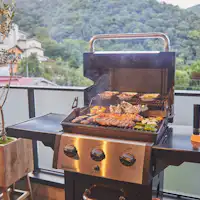 BBQオールスターズの夕食