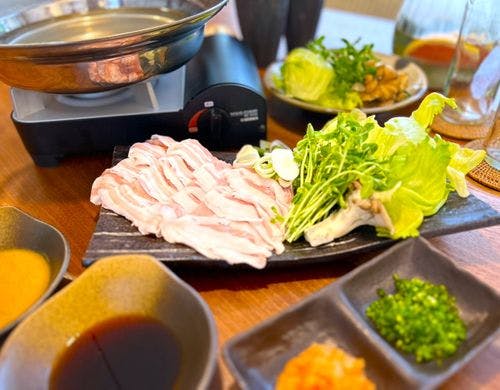 あぐー豚のしゃぶしゃぶ