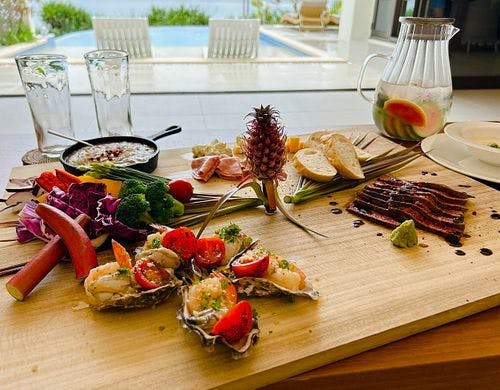 出張シェフによるA5黒毛和牛と海鮮BBQ