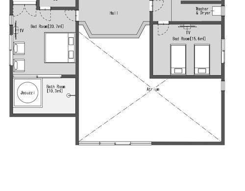 3F間取り図（英語）