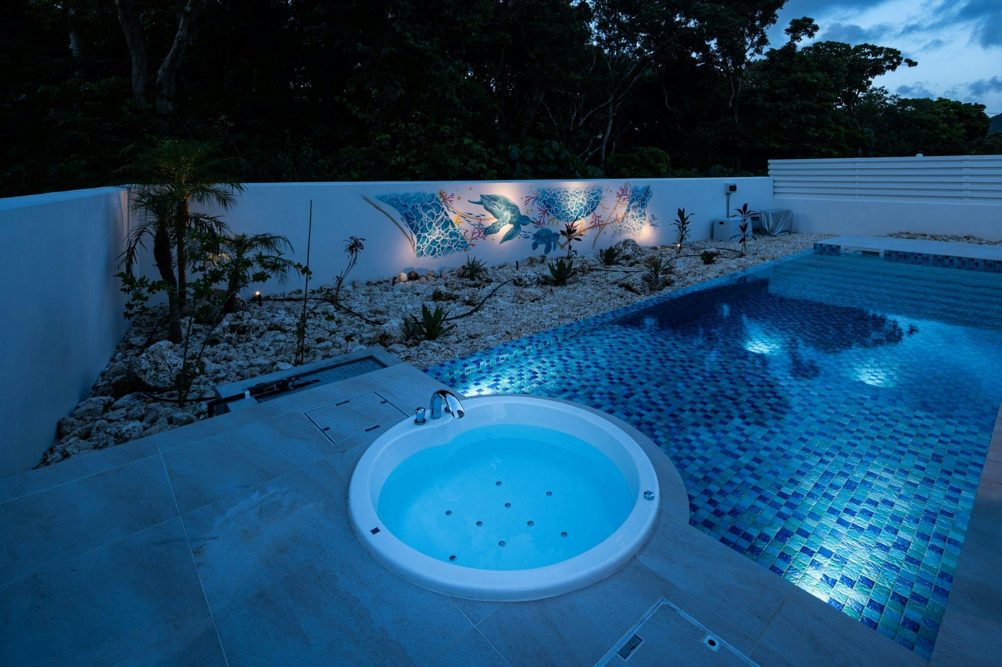 pool villa Sanrriott Okinawa Motobu