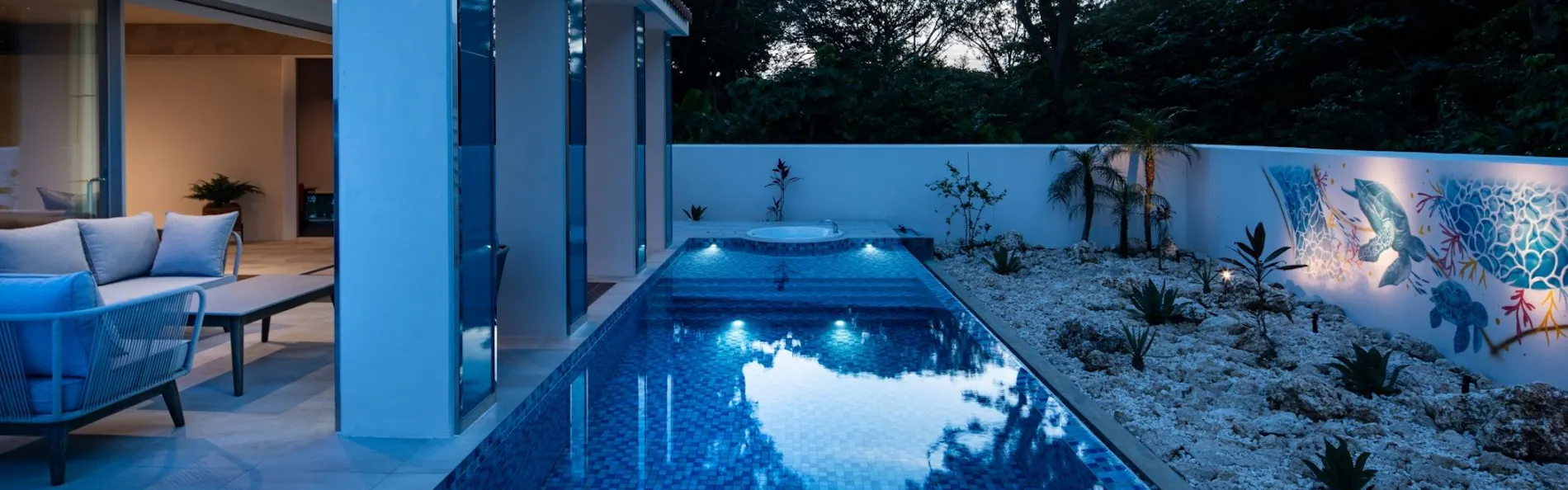 pool villa Sanrriott Okinawa Motobu