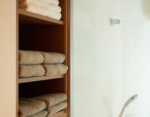 ゲスト用とペット用のタオル