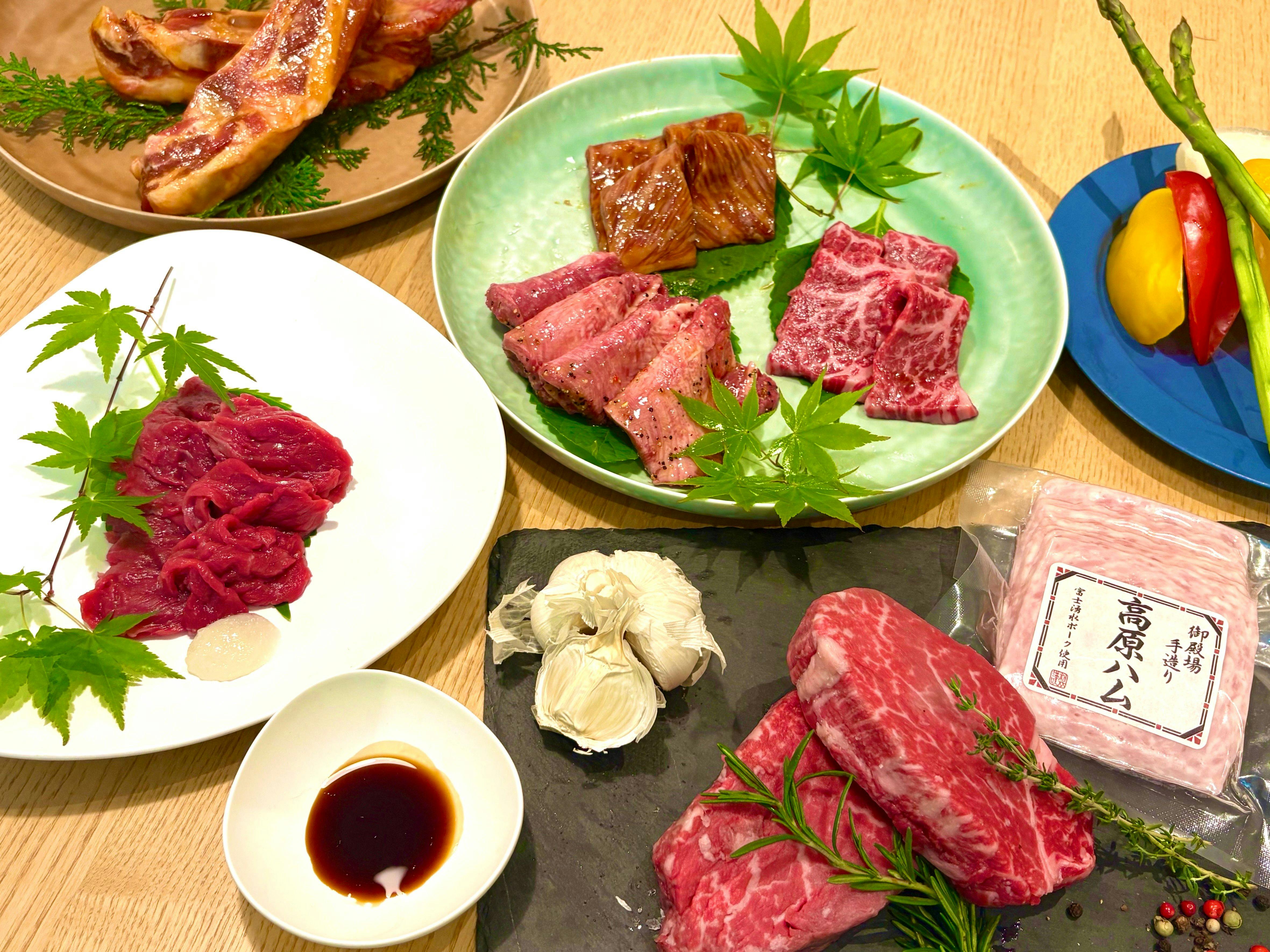 FOLQ HAKONE GORAの食事オプション（一例）