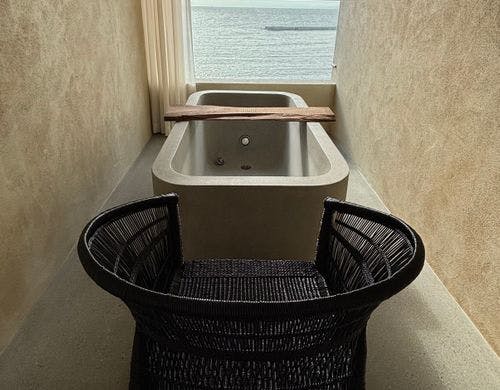 オーシャンビューのバスルームでの楽しみ方