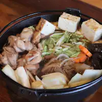 越のハーブ鶏とりすき焼き(自炊メニュー)