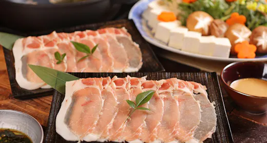 しじみ出汁で味わう奥出雲豚セルフしゃぶしゃぶプラン/和食付き