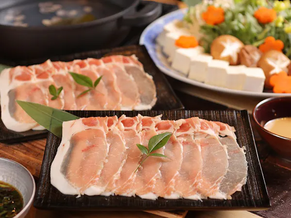 しじみ出汁で味わう奥出雲豚セルフしゃぶしゃぶプラン/和食付き