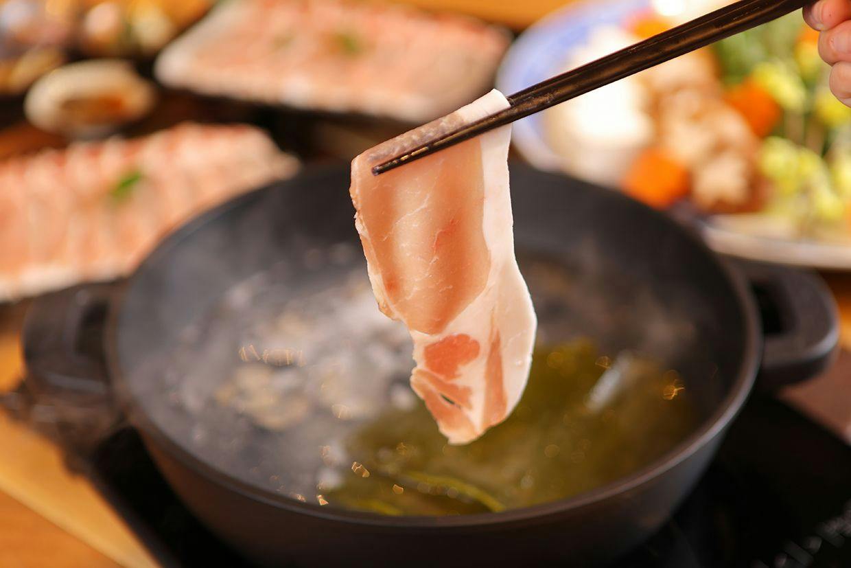 しじみ出汁で味わう奥出雲豚セルフしゃぶしゃぶプラン／和食付き