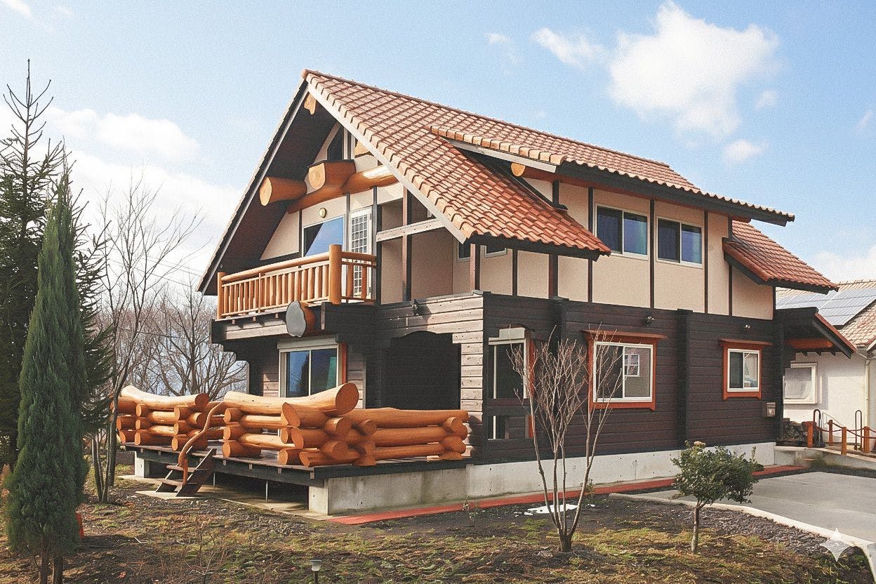 南阿蘇 林画邸 LOG HOUSE by ritomaru
