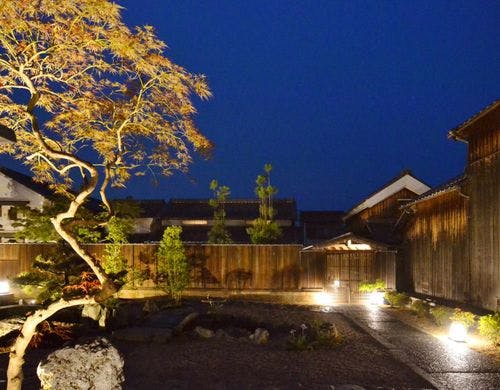 ～せせらの中庭ライトアップ～