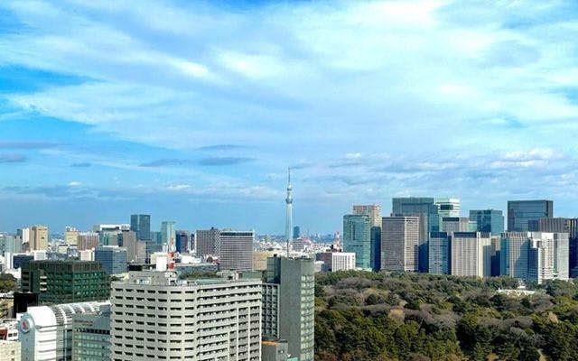 โตเกียวสกายทรี (ถ่ายจากดาดฟ้า)