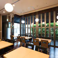 朝食レストラン席