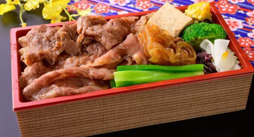 【スタンダード※2食付】お部屋でゆっくり、出来立て「すき焼き弁当」夕食※朝食ビュッフェ付※