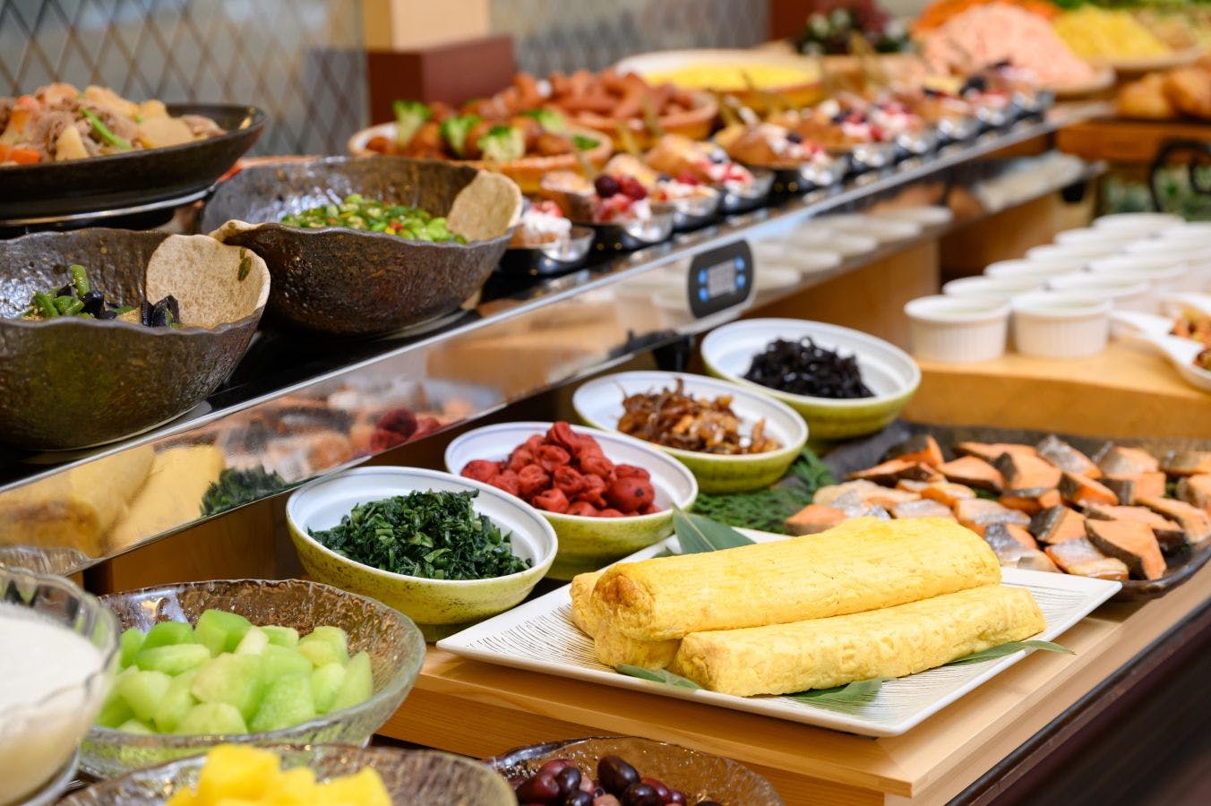 朝食ビュッフェ
