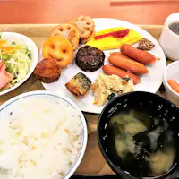 朝食バイキング