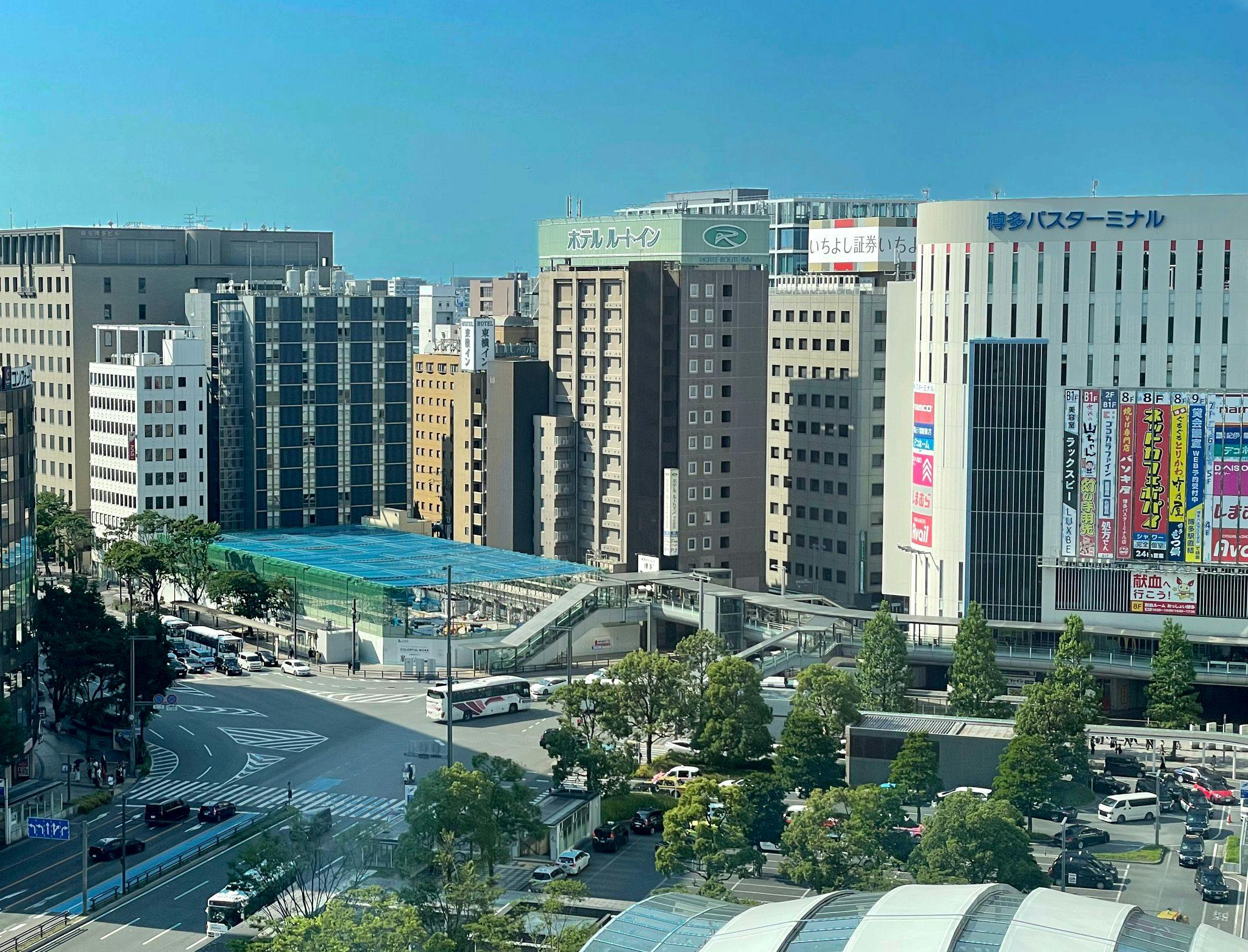博多マルイより博多バスターミナル方面