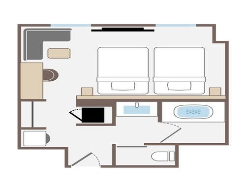 デラックスツイン/レジデンシャル style