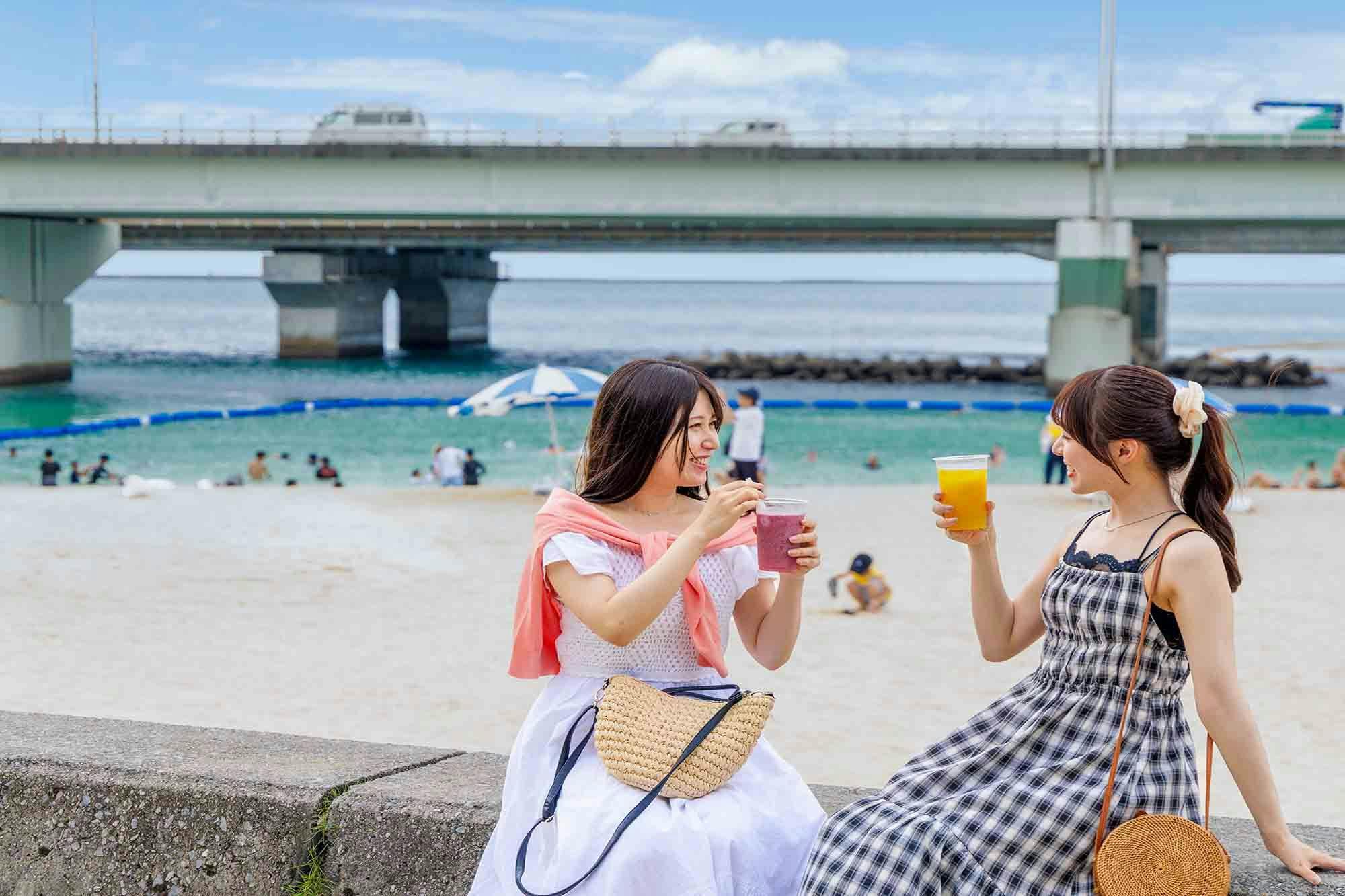 파노우에 비치에서 칠타임?