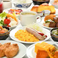 조식 뷔페의 예