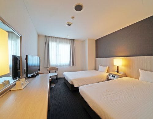 25平米のゆったりツインルーム