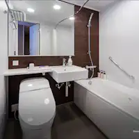 【コーナーダブルルーム】バスルーム