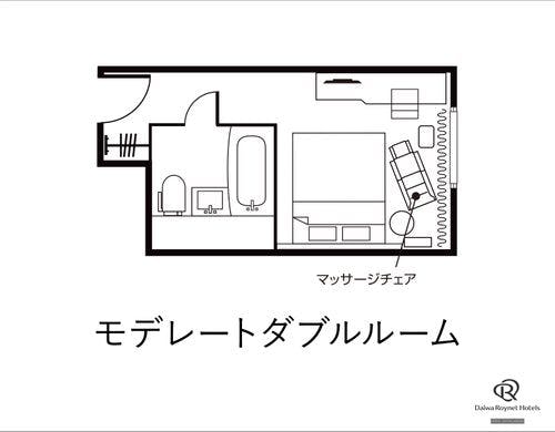 【モデレートダブルルーム】バスルーム