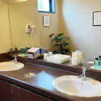 男性大浴場洗面所